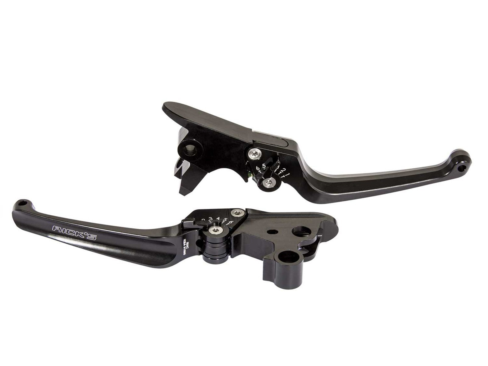 Rick's Adjustable Levers "Classic" Set - Touring 24 - up - Rick's Motorcycles USA - Custom Parts for Harley - Davidson