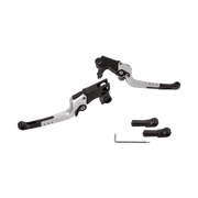 Rick's Adjustable Levers Set "Good Guys" Silver - Touring 24-up