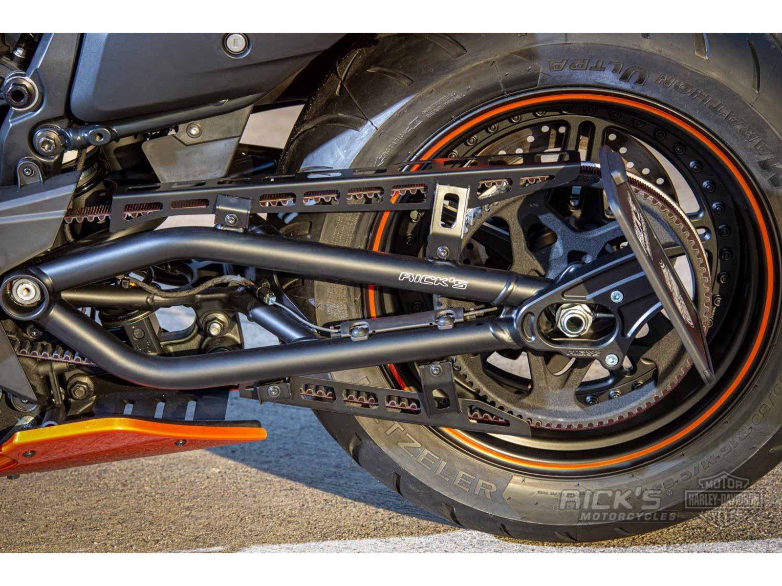 Rick's Belt Guard Matte Set - Sportster S 21-up
