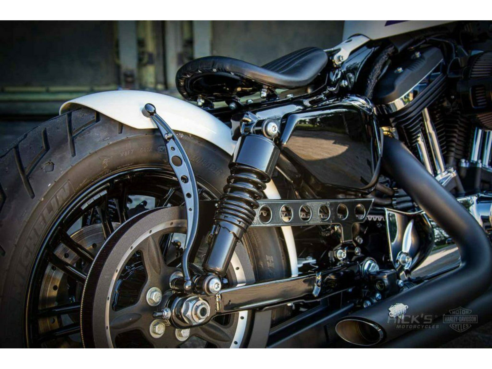 Rick's Belt Guard Matte - Sportster 09-up