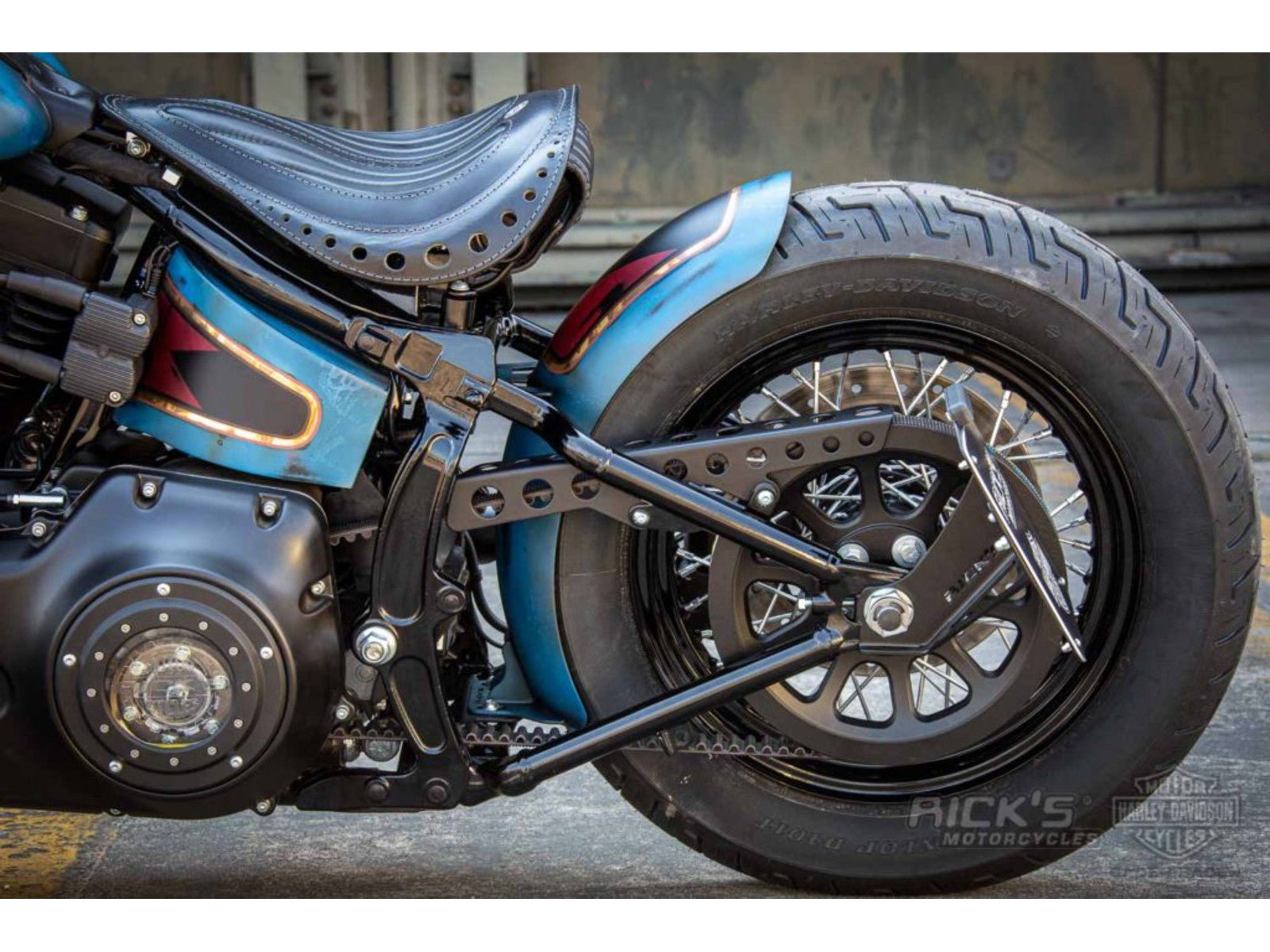 Rick's Belt Guard Plain Gloss - Softail 08–17