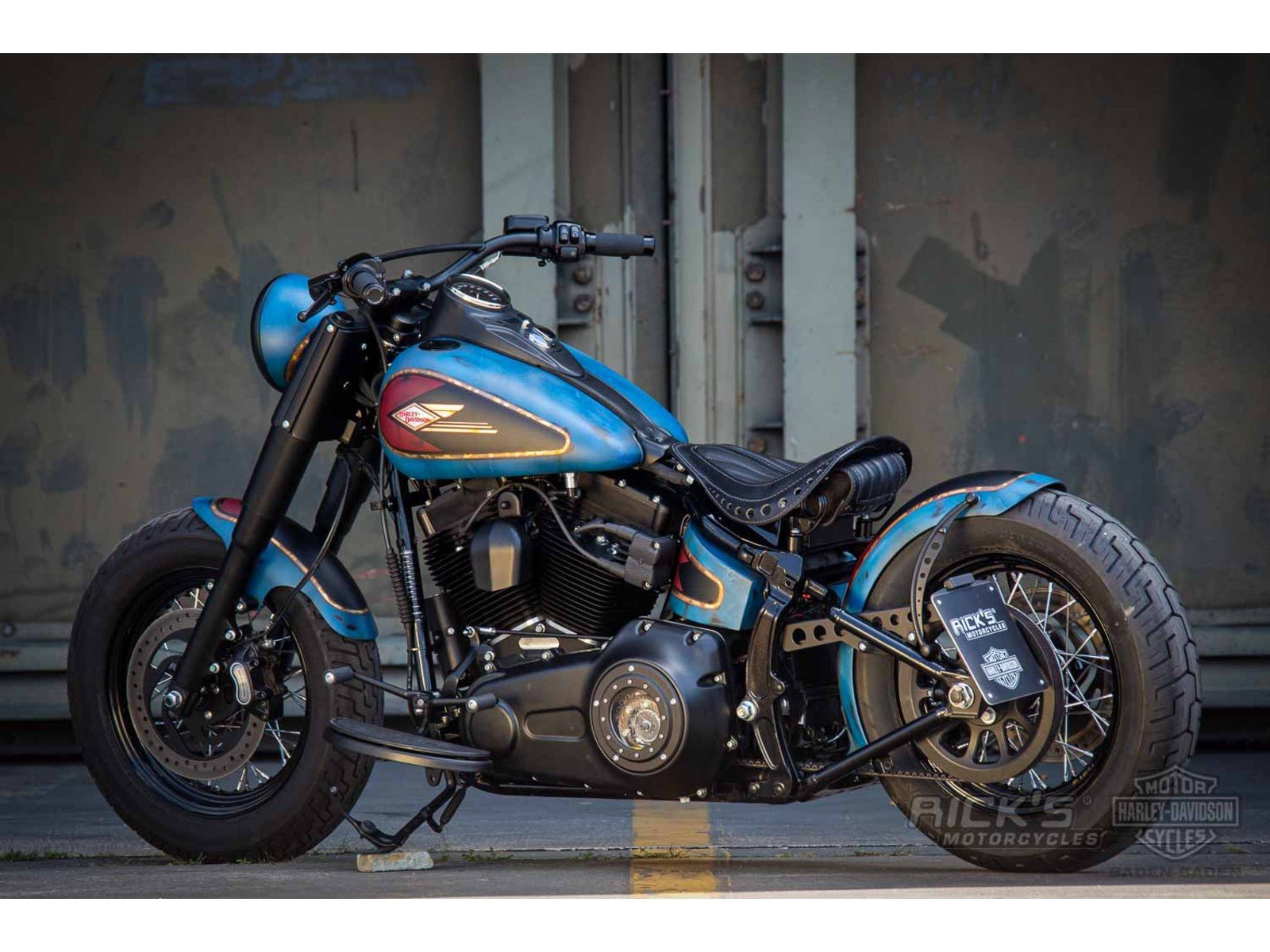 Rick's Belt Guard Plain Matte - Softail 08–17