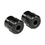 Ricks' Clubstyle Crash Bar End Caps Black