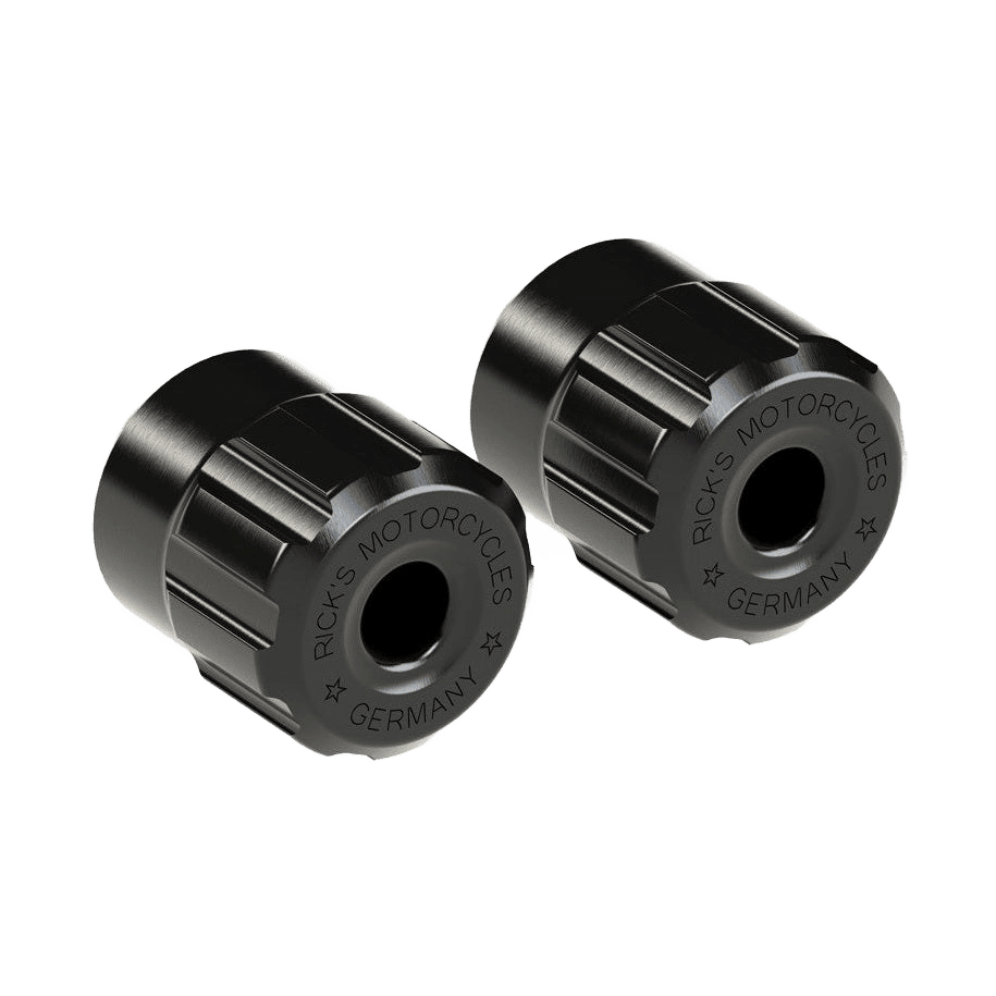 Ricks' Clubstyle Crash Bar End Caps Black