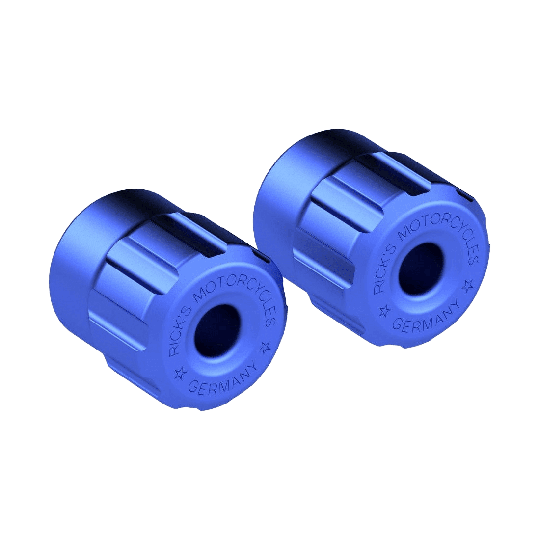 Rick's Clubstyle Crash Bar End Caps Blue