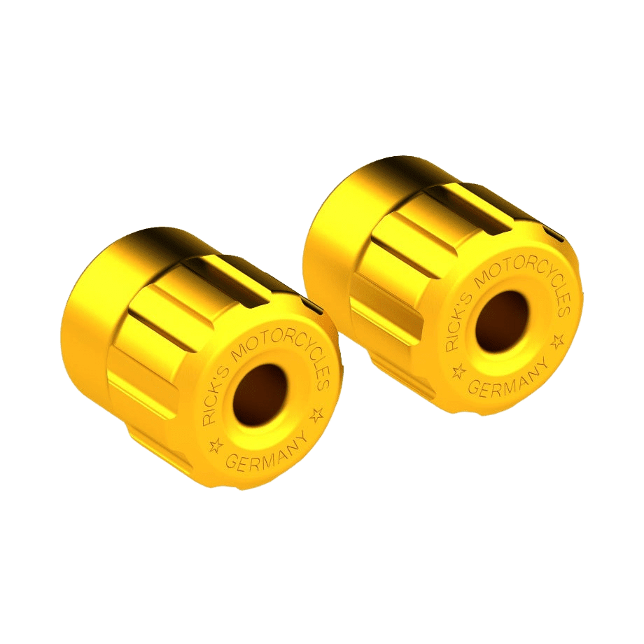 Rick's Clubstyle Crash Bar End Caps Gold
