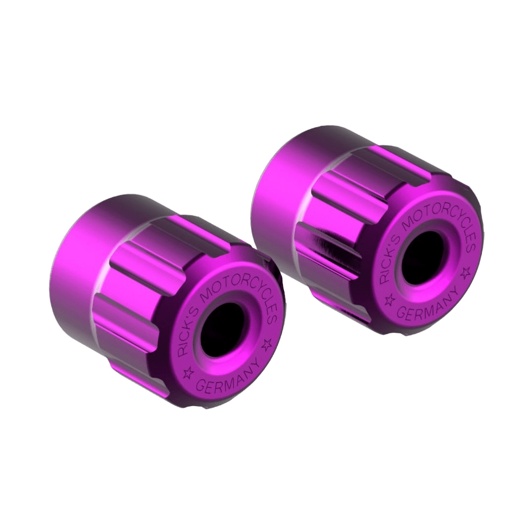 Rick's Clubstyle Crash Bar End Caps Purple - Rick's Motorcycles USA - Custom Parts for Harley - Davidson