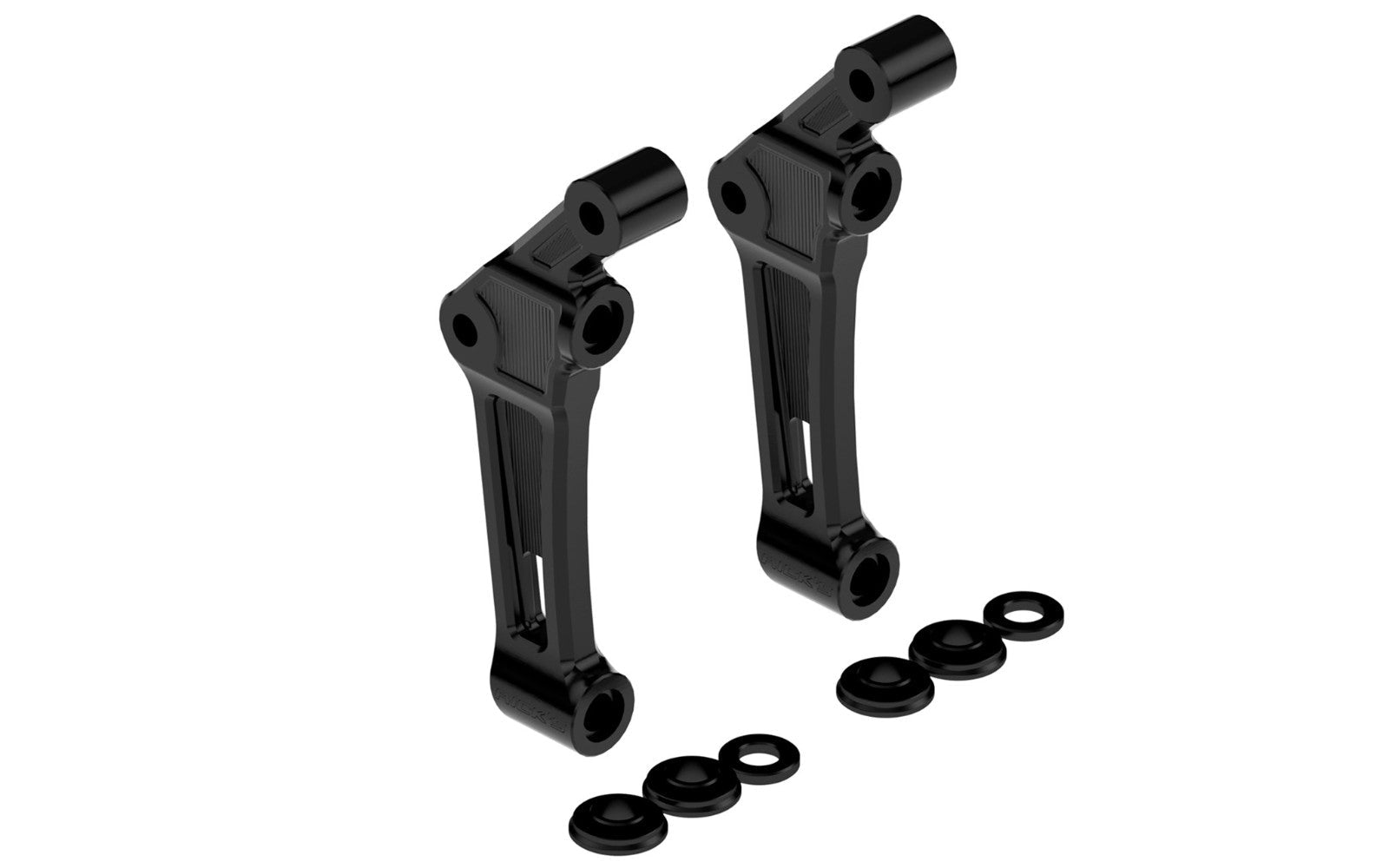 Rick's Clubstyle Front Brake Radial Caliper Adapters Set 300mm/292mm - 07-up