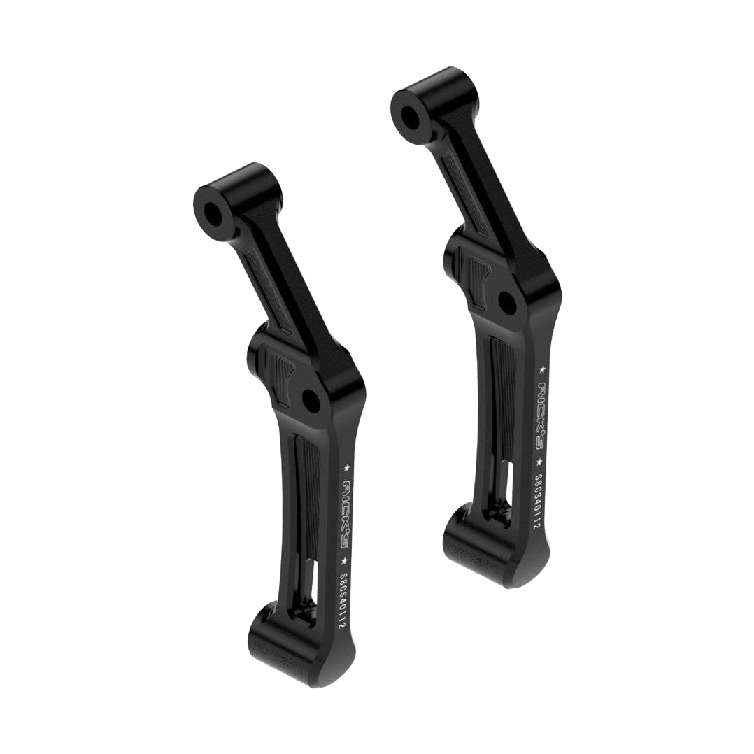 Rick's Clubstyle Front Brake Radial Caliper Adapters Set 300mm/292mm - 07 - up - Rick's Motorcycles USA - Custom Parts for Harley - Davidson