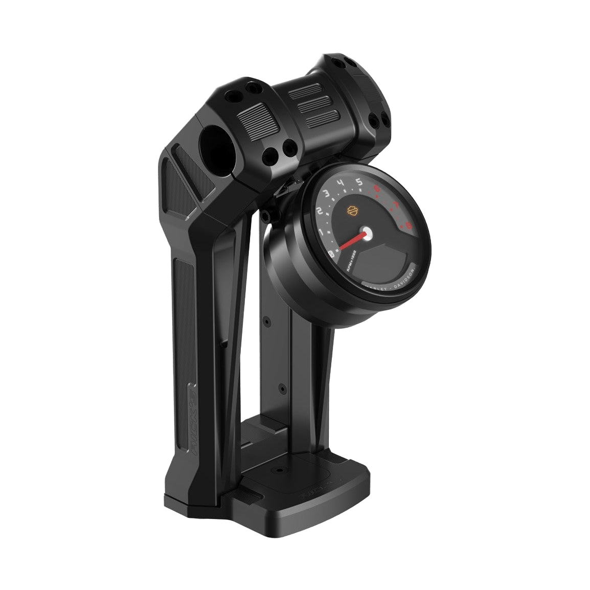 Rick's Clubstyle Riser Pullback "S" With Lower Gauge Housing - Rick's Motorcycles USA - Custom Parts for Harley - Davidson