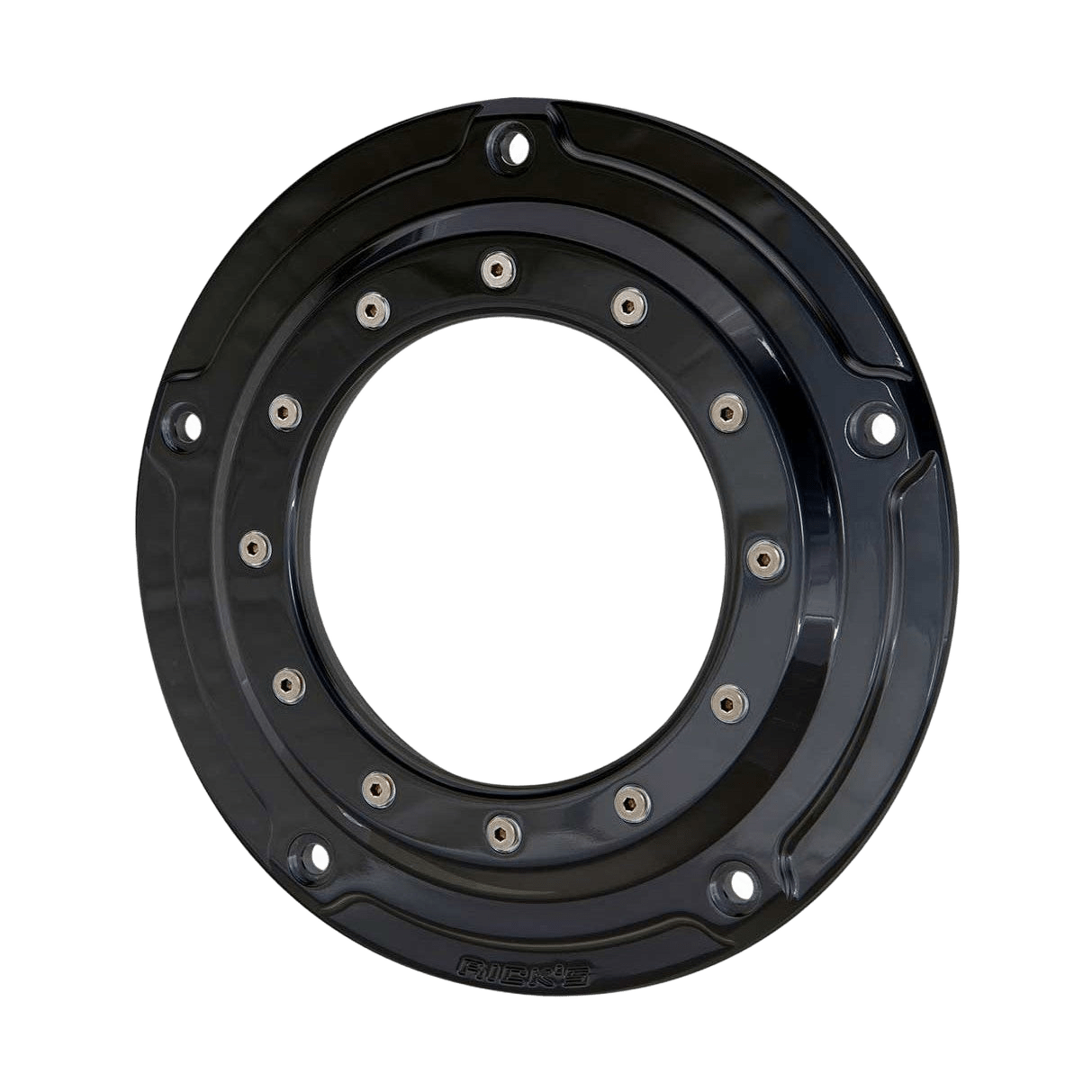 Rick's Derby Cover "Bullauge" Gloss Black - Softail 19 - up - Rick's Motorcycles USA - Custom Parts for Harley - Davidson