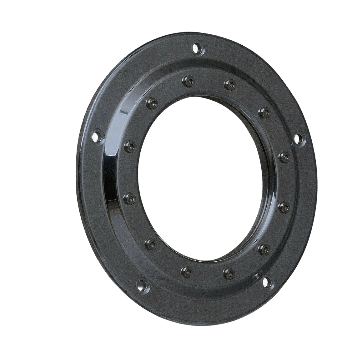 Rick's Derby Cover "Bullauge" Matte Black - Softail 07 - up - Rick's Motorcycles USA - Custom Parts for Harley - Davidson