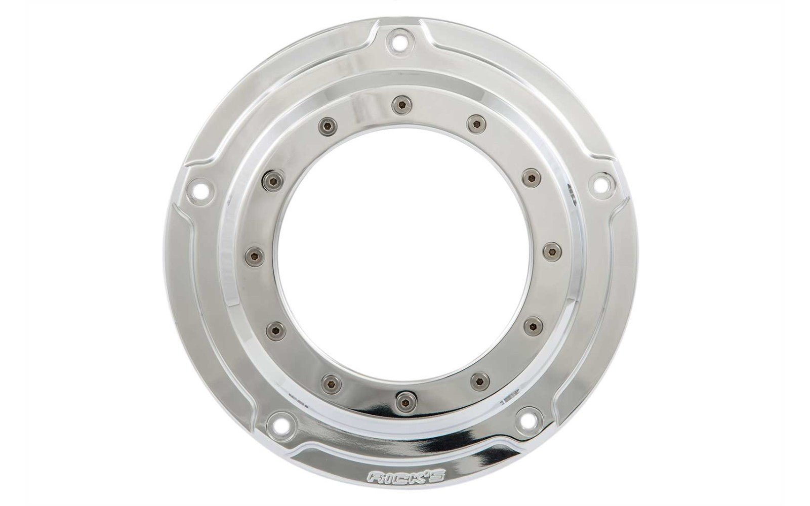 Rick's Derby Cover "Bullauge" Polished - Softail 19-up