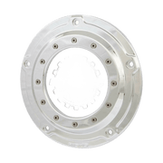 Rick's Derby Cover "Bullauge" Polished With Logo - Softail 19-up