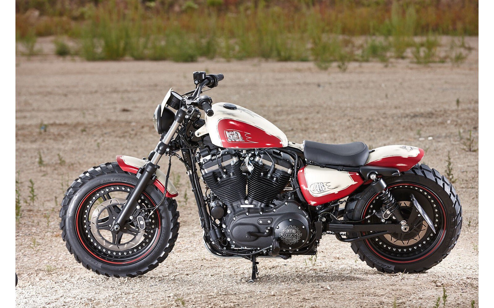 Rick's Derby Cover Gloss Black - Sportster 04-up