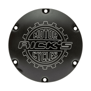 Rick's Derby Cover Matte Black - Sportster 04-up