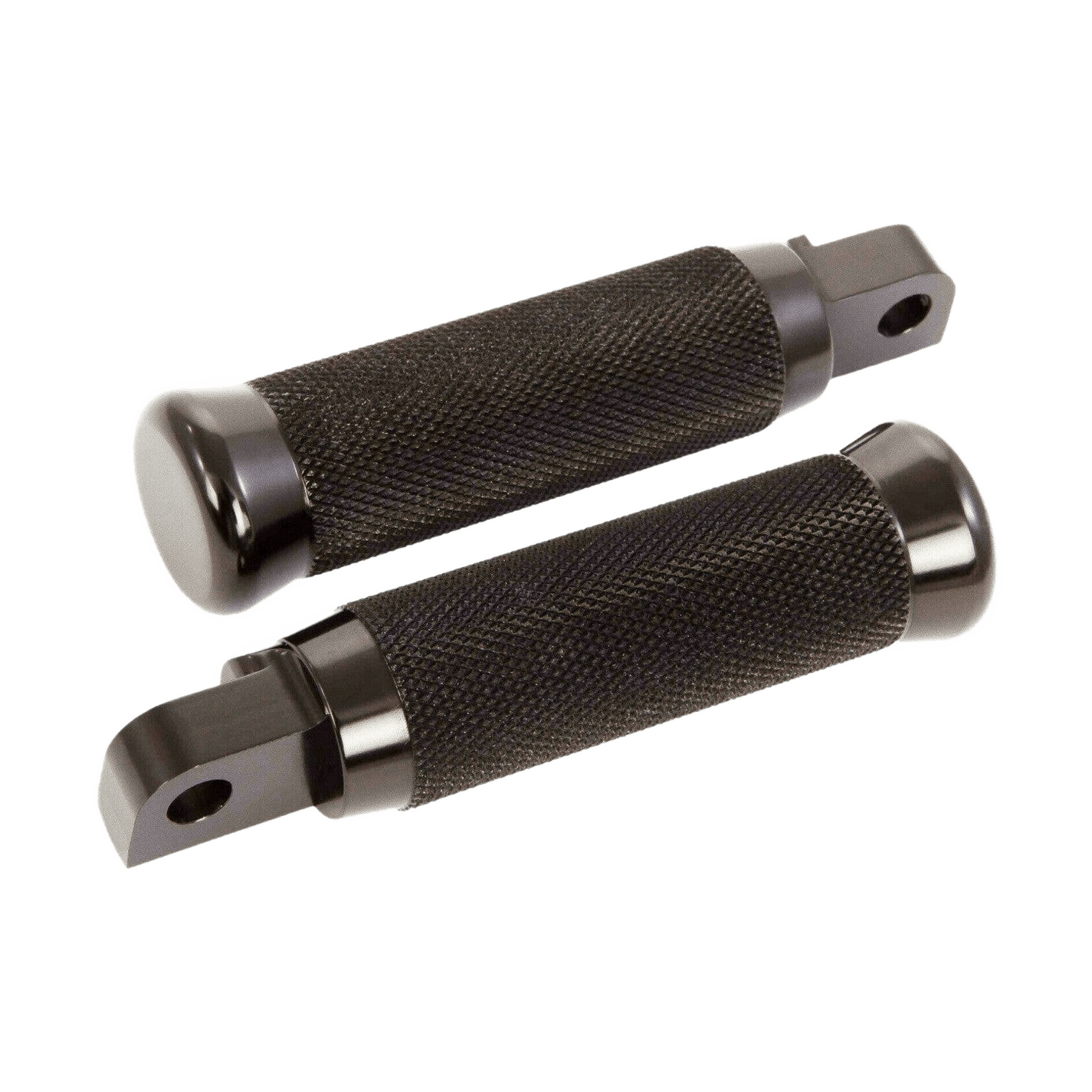 Rick's Footpegs Knurled Black - Sportster 48 / 72 - Rick's Motorcycles USA - Custom Parts for Harley - Davidson