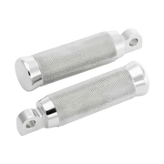 Rick's Footpegs Knurled Polished - Dyna / Sportster / Softail TC - Rick's Motorcycles USA - Custom Parts for Harley - Davidson