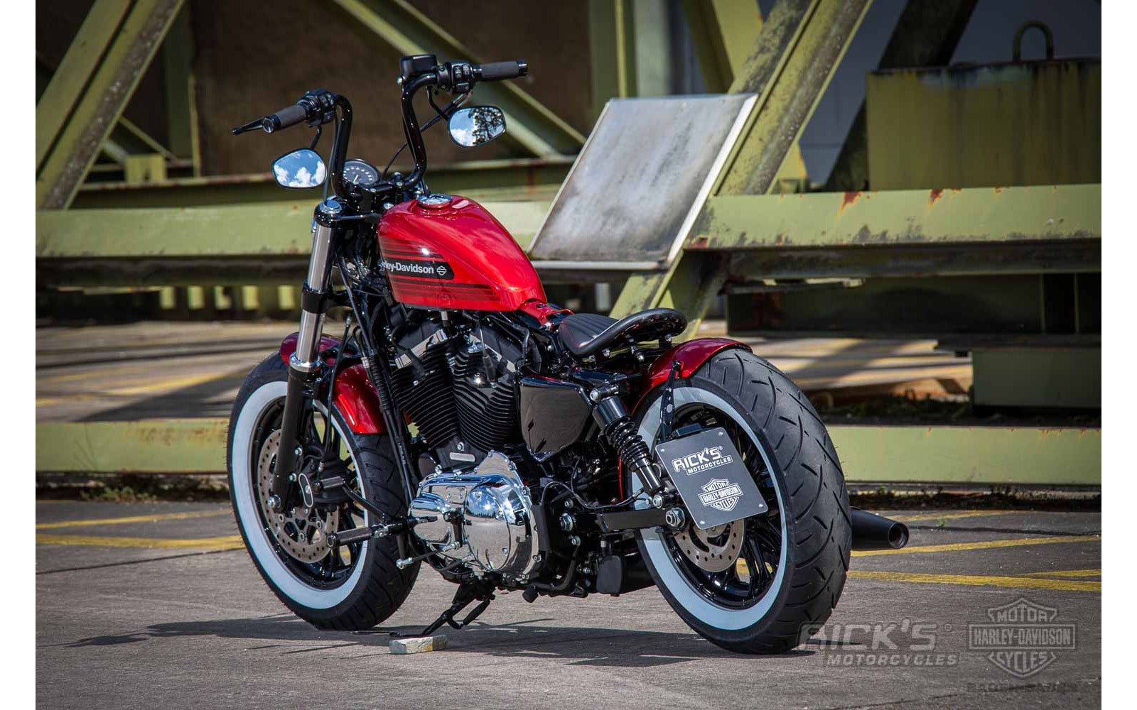 Rick's Footpegs Knurled Raw - Sportster 48 / 72
