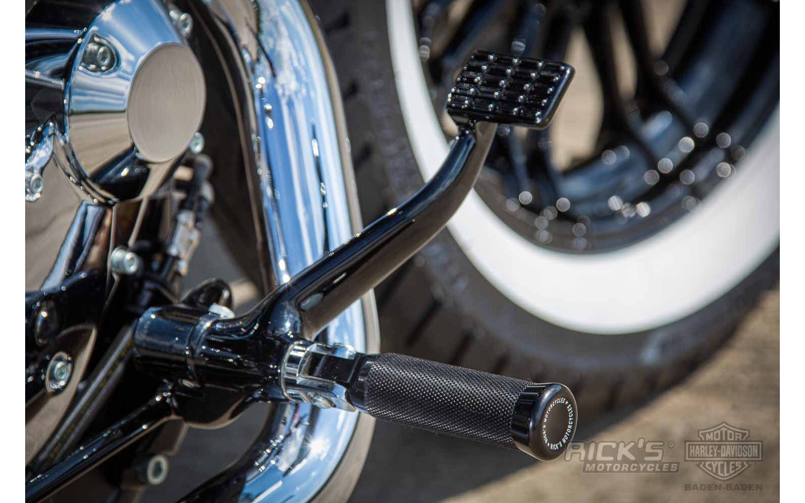 Rick's Footpegs Knurled Raw - Sportster 48 / 72