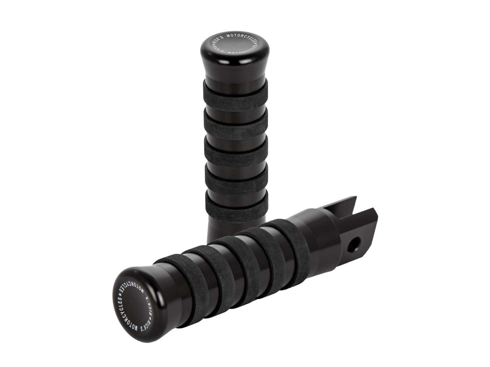 Rick's Footpegs "O - Ring" Black - Softail 18 - up / Sportster S - Nightster - Rick's Motorcycles USA - Custom Parts for Harley - Davidson