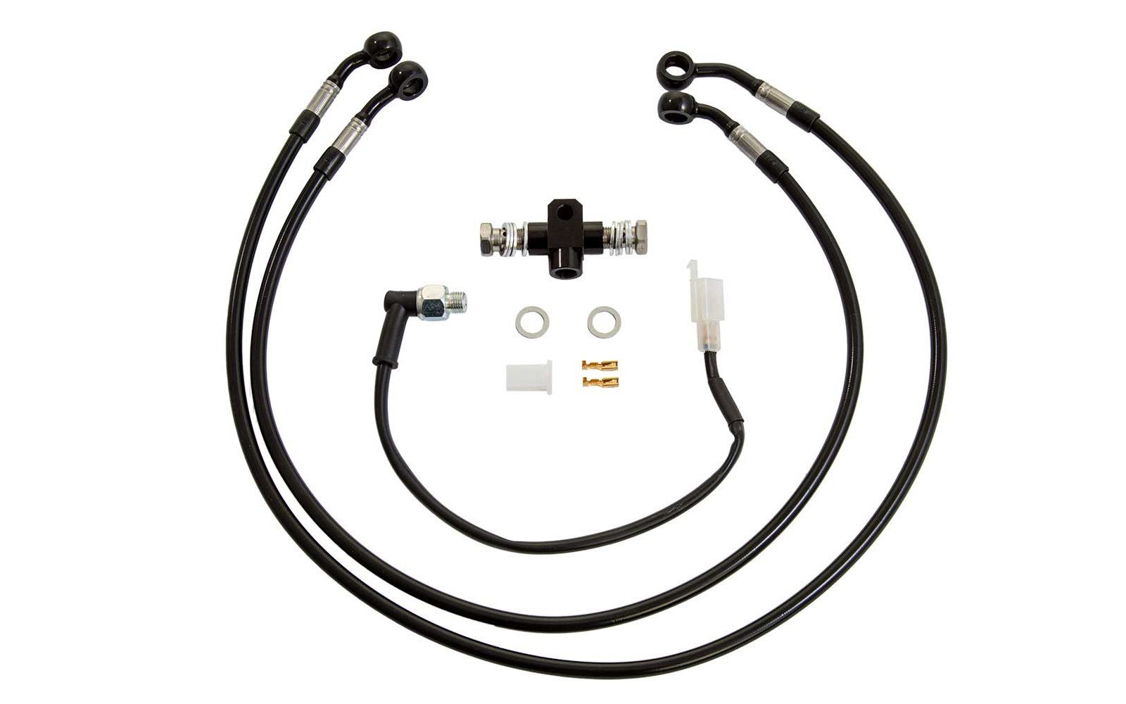Rick's Forward Controls 4" Brake Lines - Softail 18-up