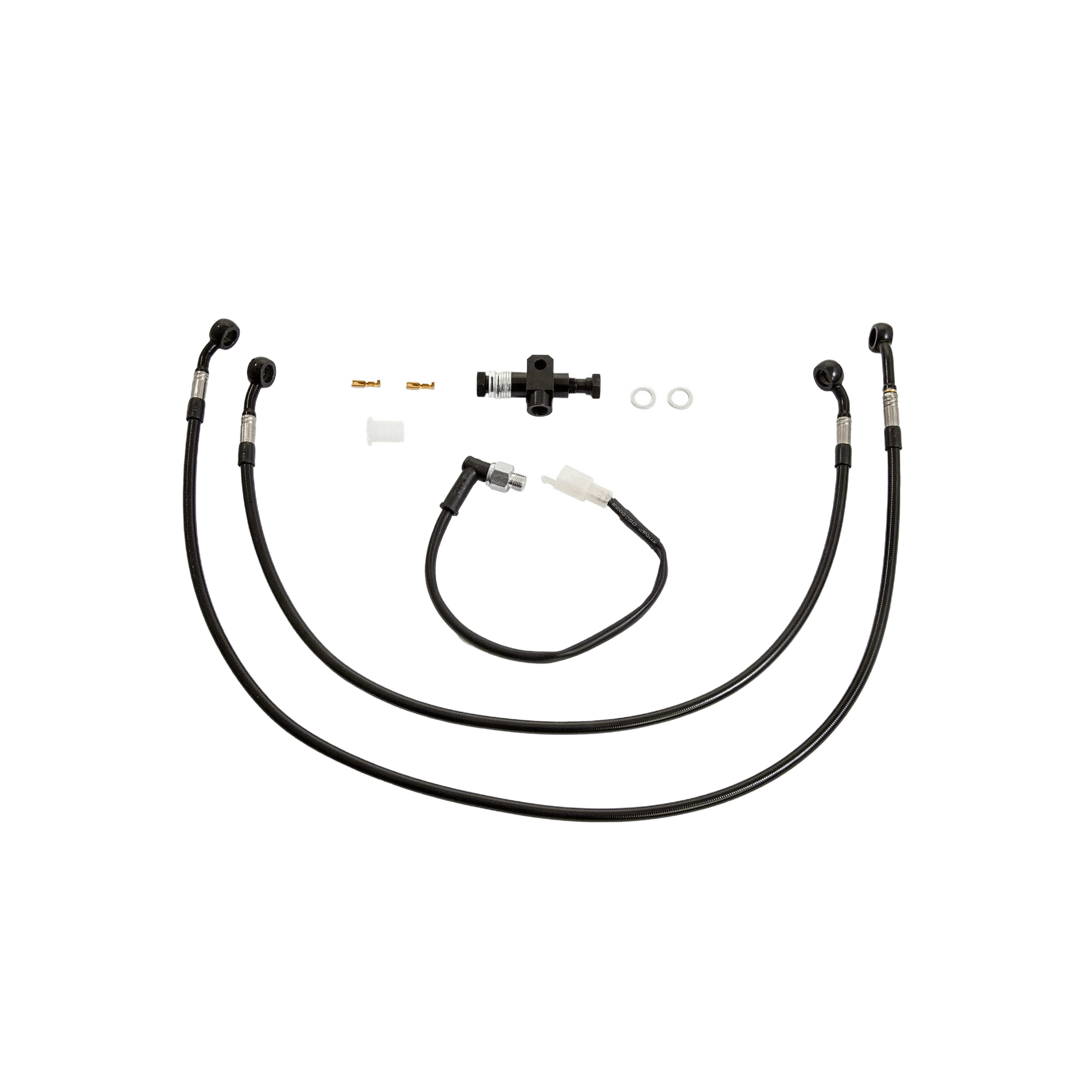 Rick's Forward Controls 4" Brake Lines - Softail 18-up