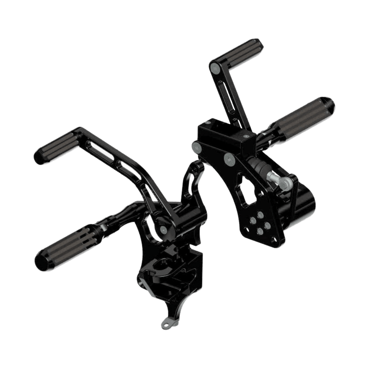 Rick's Forward Controls "AK4.7" +2in Black - Softail 07-17