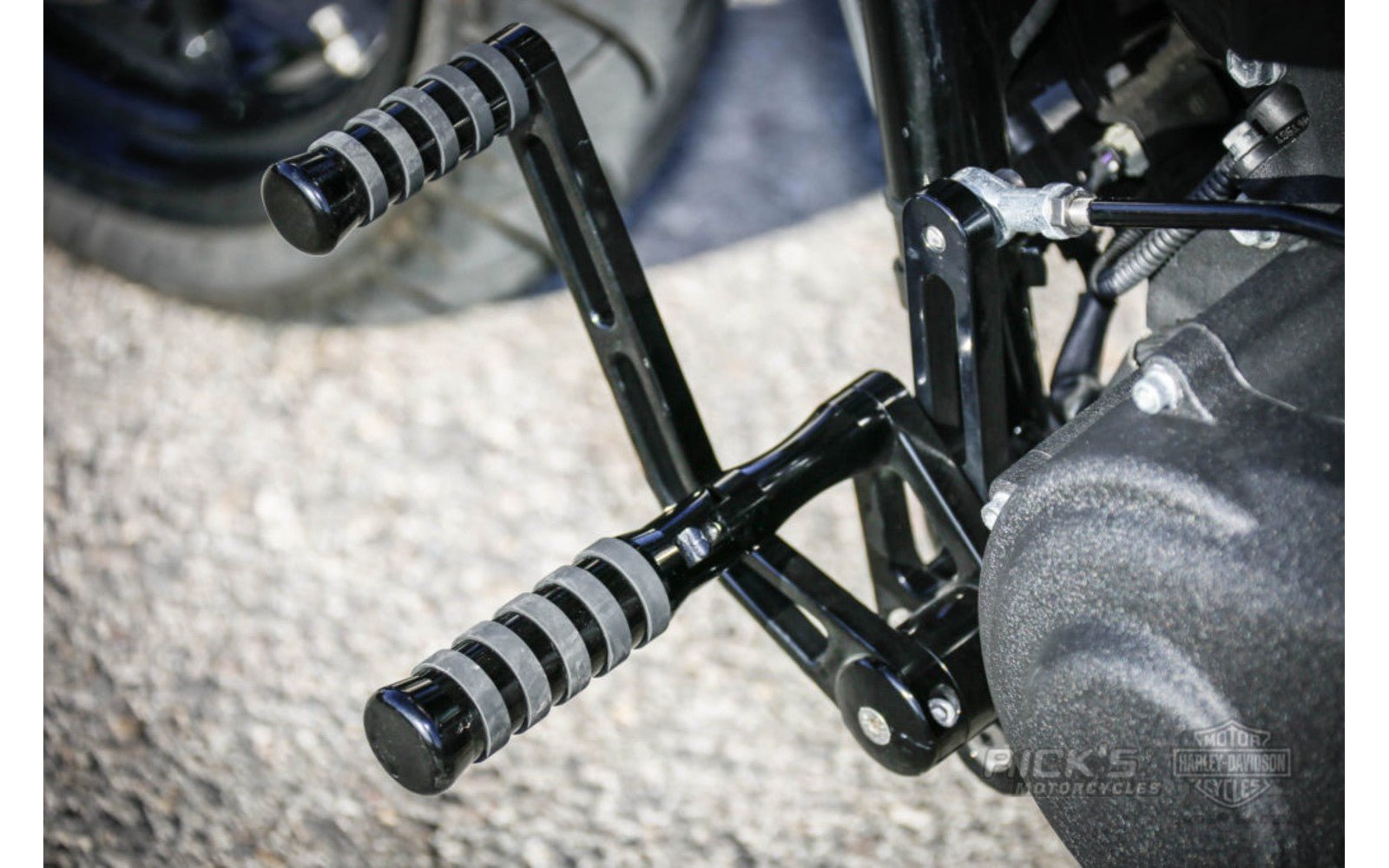 Rick's Forward Controls "O-Ring" +2.5in Polished - Dyna 06-17
