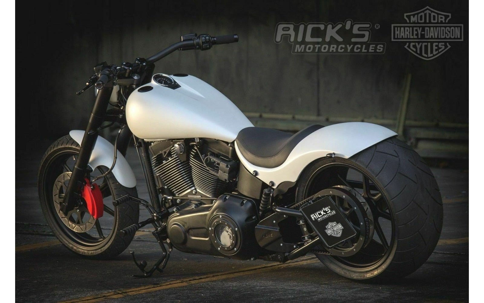 Rick's Forward Controls "O-ring" +2in Black - Softail 07-17