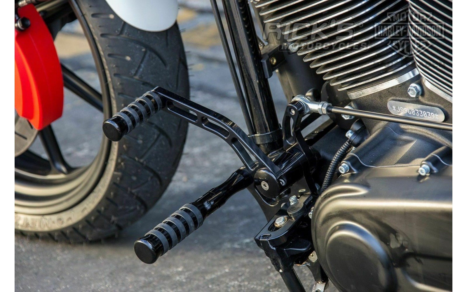 Rick's Forward Controls "O-ring" +4in Black - Softail 07-17