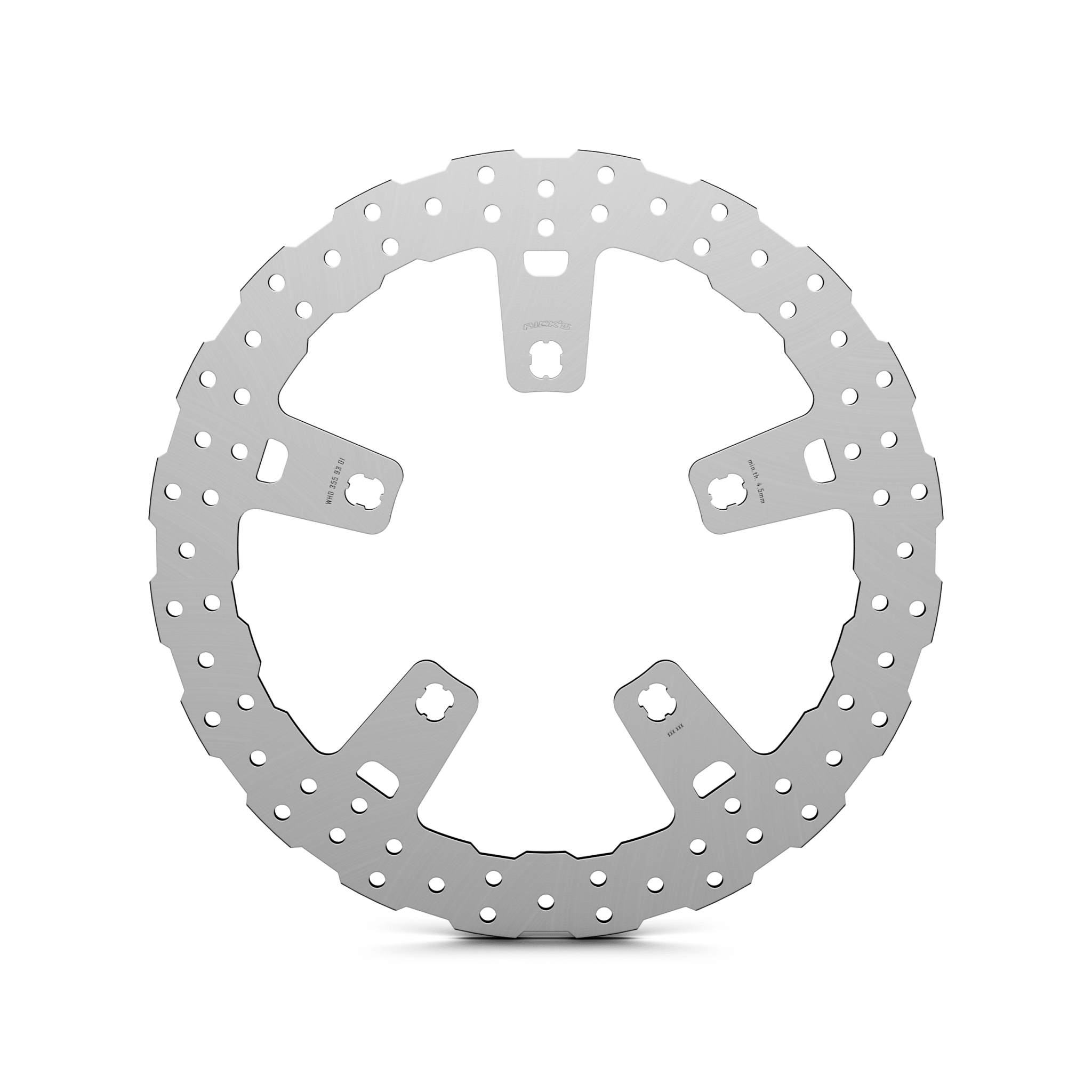 Rick's Front 11.8"/300mm Wave Brake Rotor - Touring 14 - 23 - Rick's Motorcycles USA - Custom Parts for Harley - Davidson