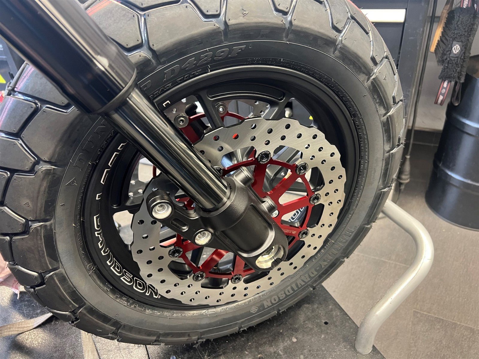 Rick's Front 11.8"/300mm Wave "El Diablo" Brake Rotor - Rick's Motorcycles USA - Custom Parts for Harley - Davidson