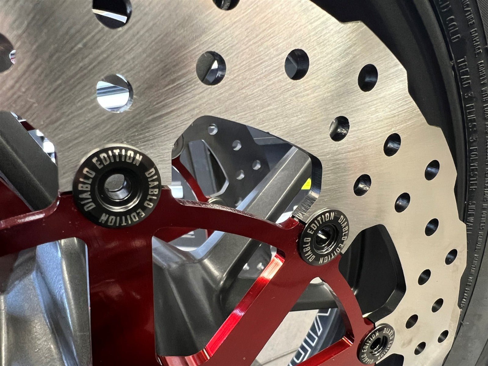 Rick's Front 11.8"/300mm Wave "El Diablo" Brake Rotor - Rick's Motorcycles USA - Custom Parts for Harley - Davidson
