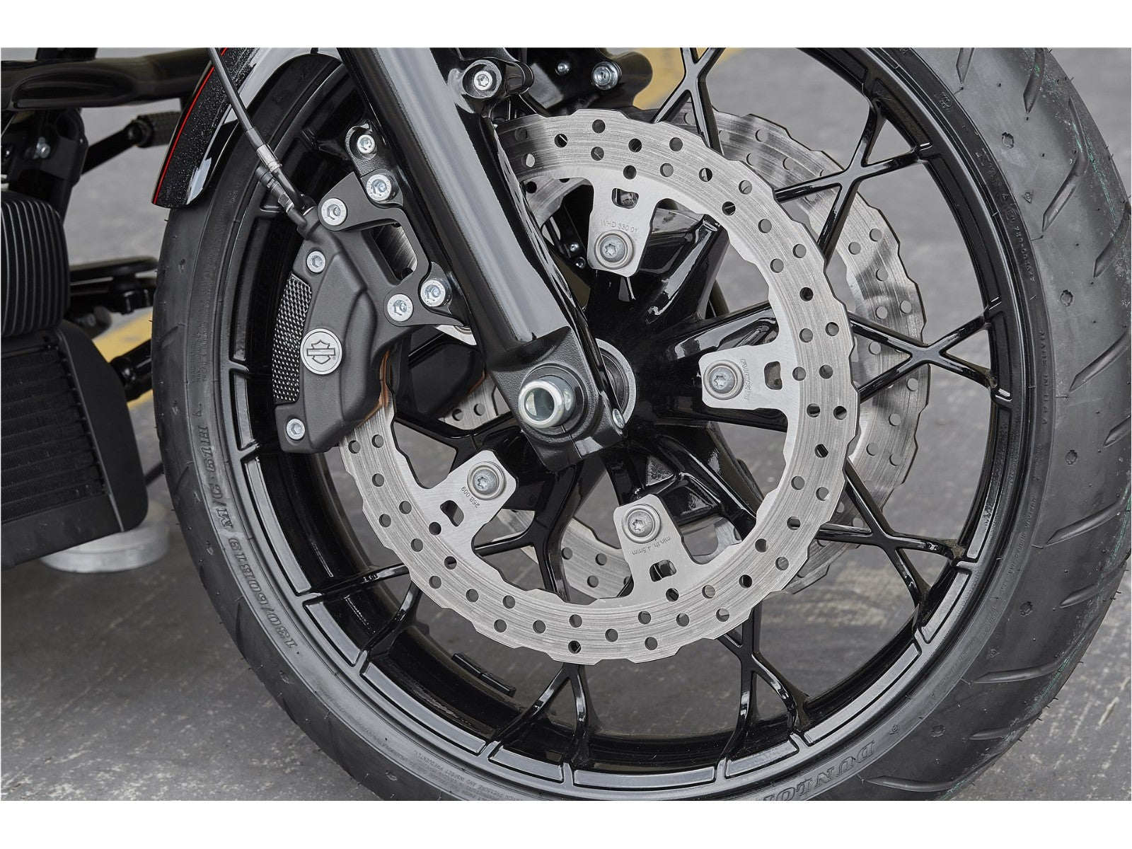 Rick's Front 12.6"/320mm Wave Brake Rotor - Touring 24-up