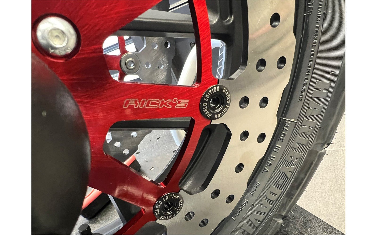 Rick's Front 13.0"/330mm Wave "El Diablo" Brake Rotor - Rick's Motorcycles USA - Custom Parts for Harley - Davidson