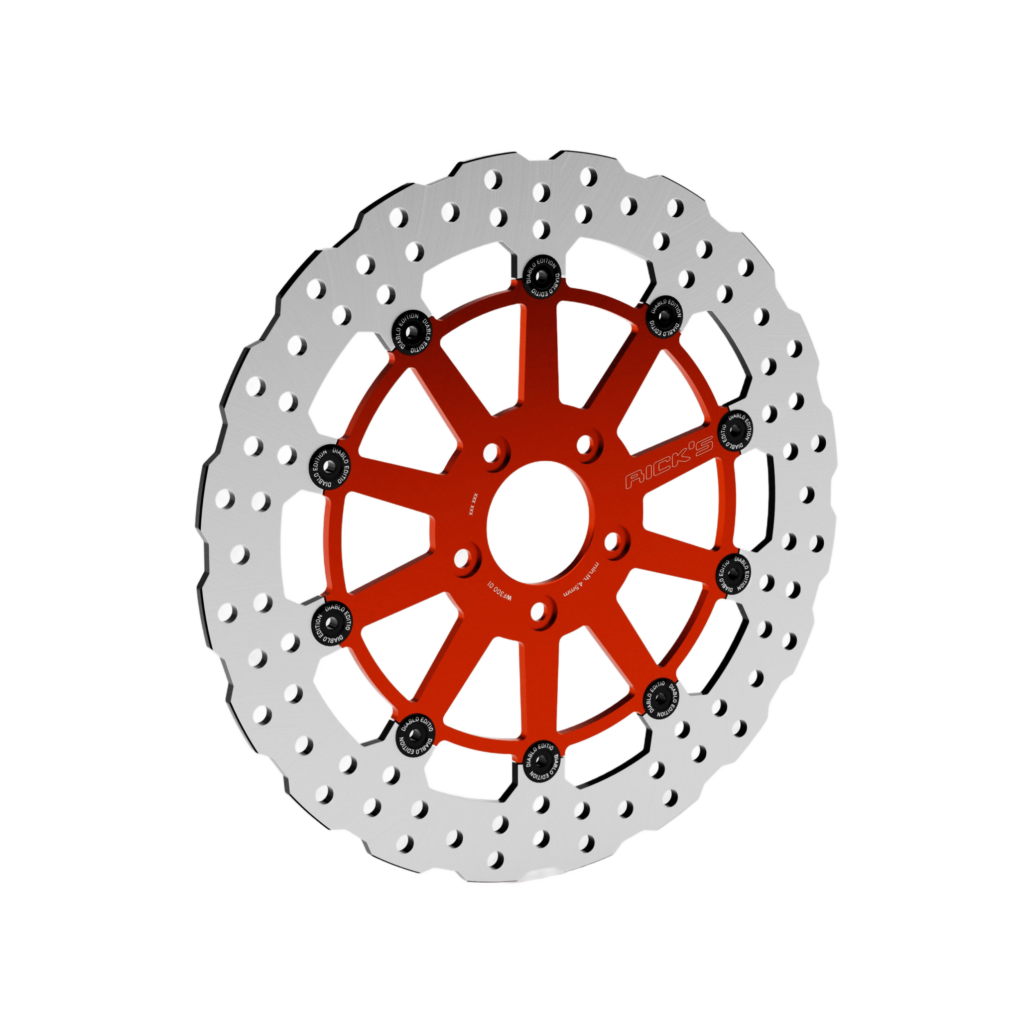 Rick's Front 13.0"/330mm Wave "El Diablo" Brake Rotor - Rick's Motorcycles USA - Custom Parts for Harley - Davidson