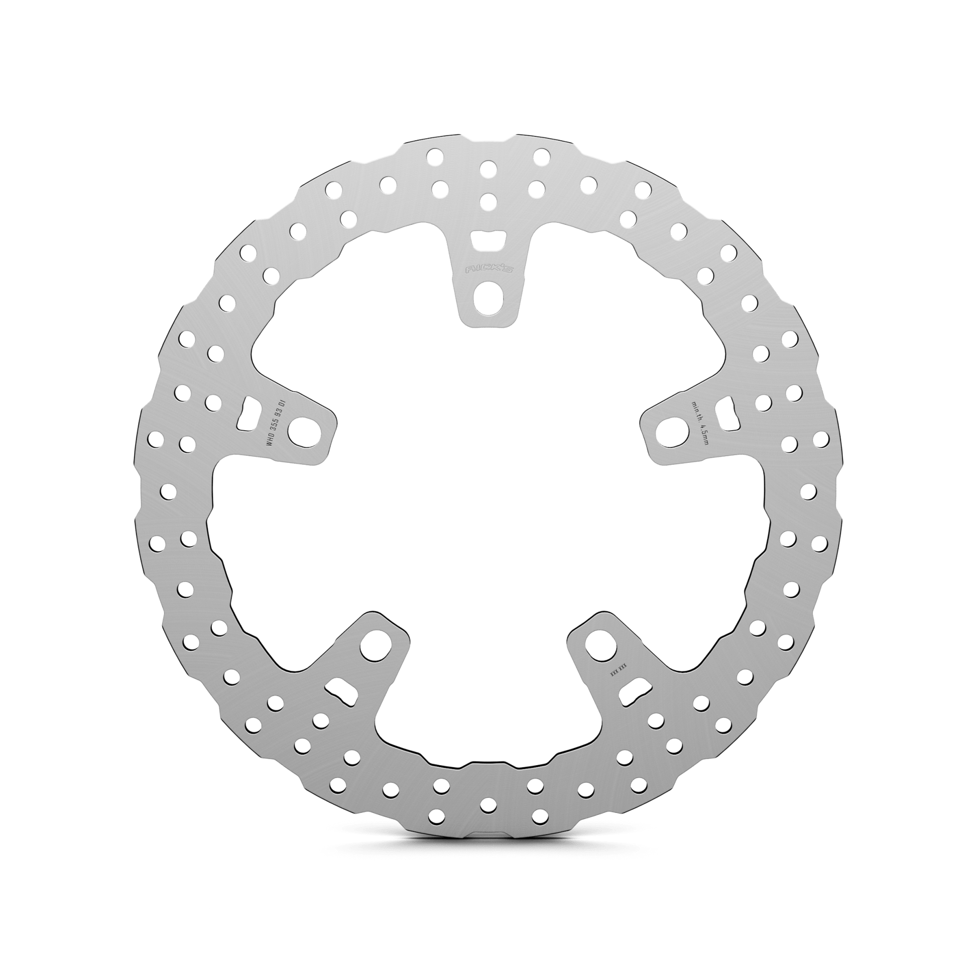 Rick's Front 14"/355mm Wave Brake Rotor - Touring 24 - up - Rick's Motorcycles USA - Custom Parts for Harley - Davidson
