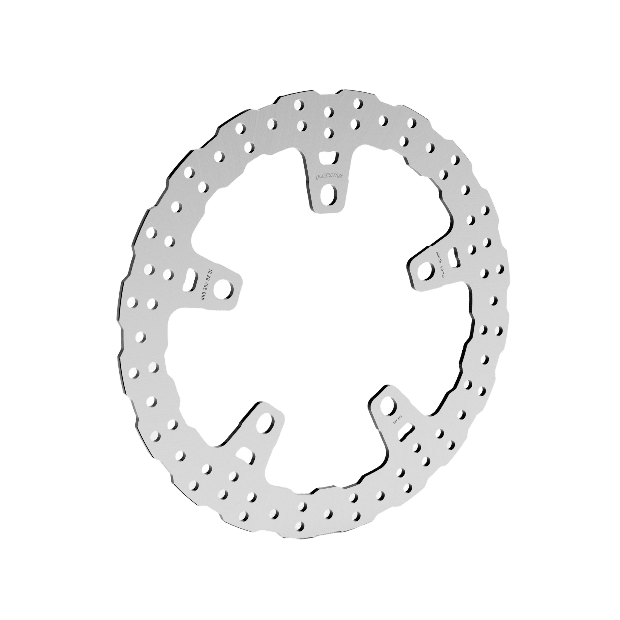 Rick's Front 11.8"/300mm Wave Brake Rotor - Touring 14-23