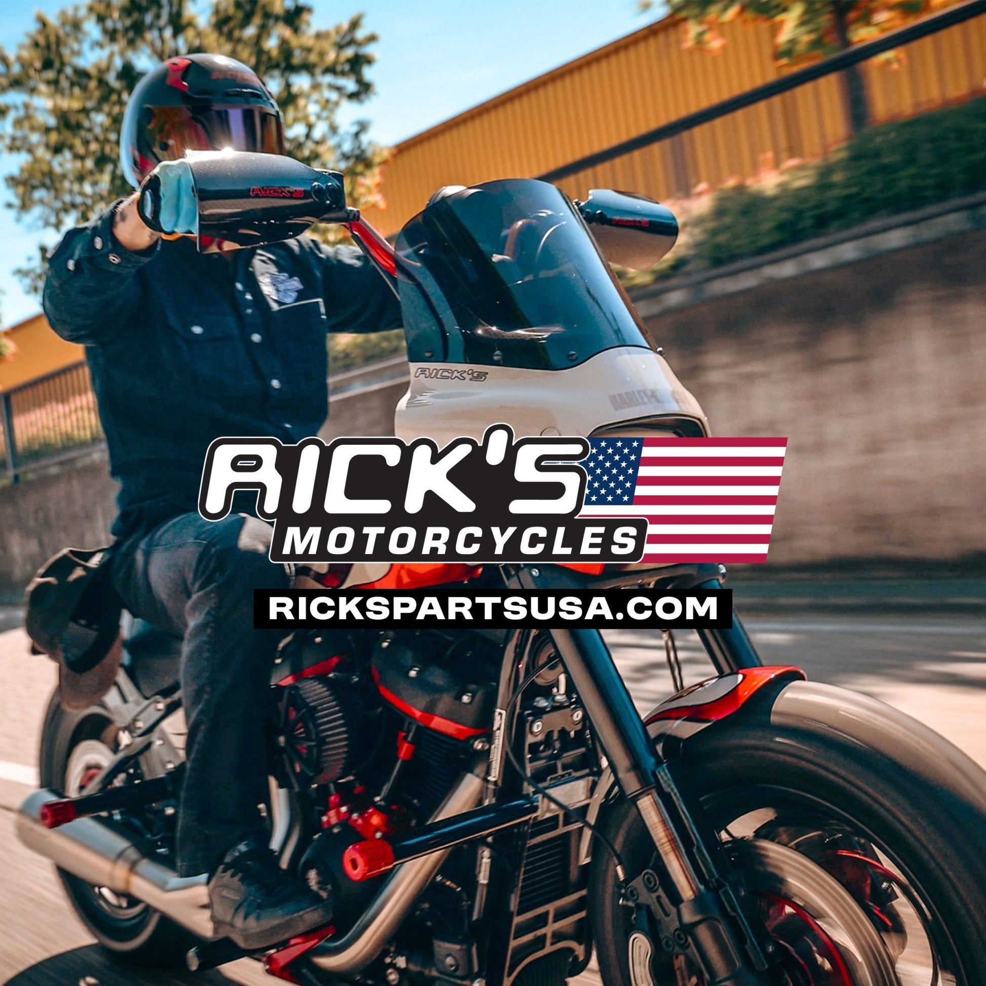 Rick's Front 14"/355mm Wave Brake Rotor - Touring 24-up