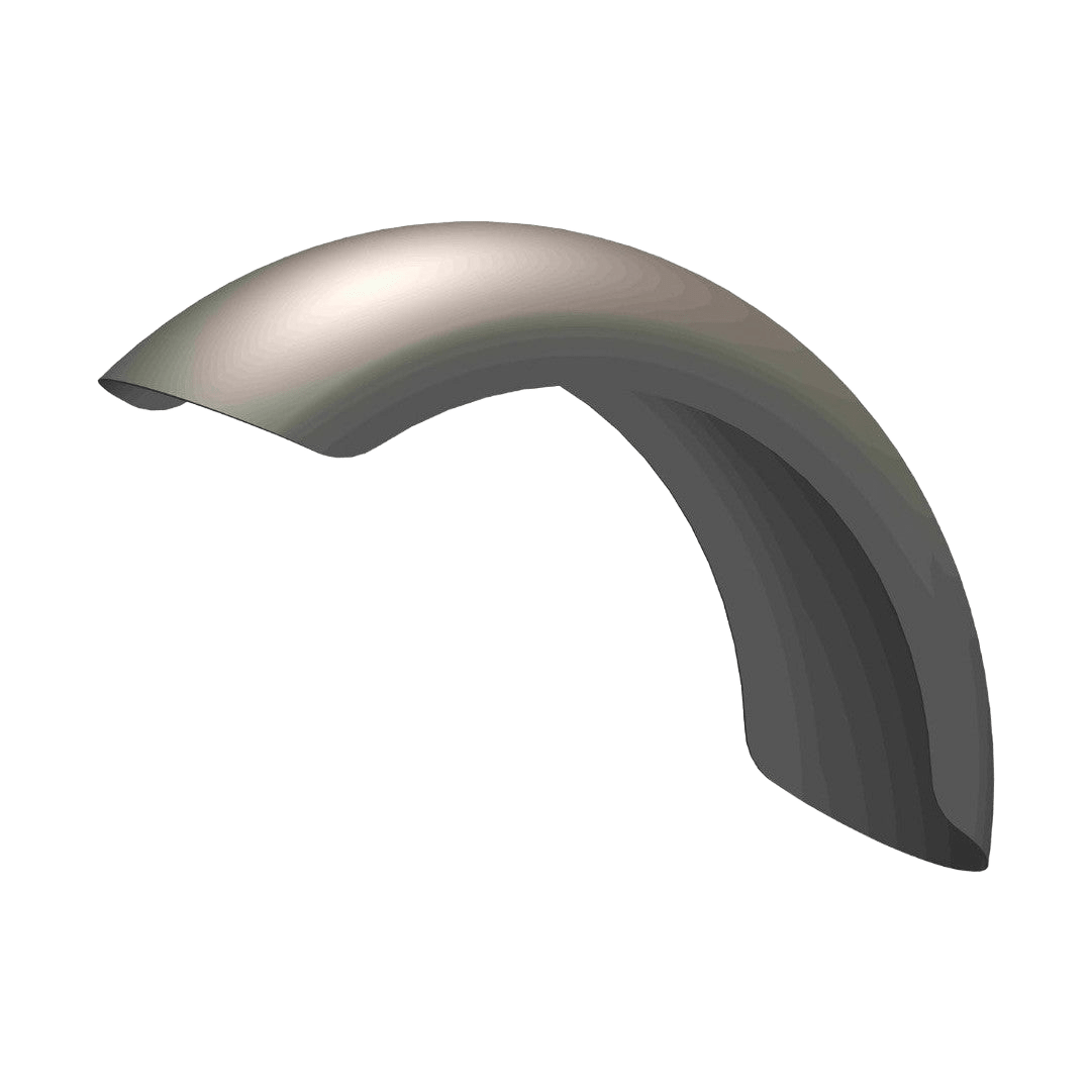 Rick's Front Fender Blank "Bobber" 150/80 - R16 - Softail / Sportster / Dyna - Rick's Motorcycles USA - Custom Parts for Harley - Davidson