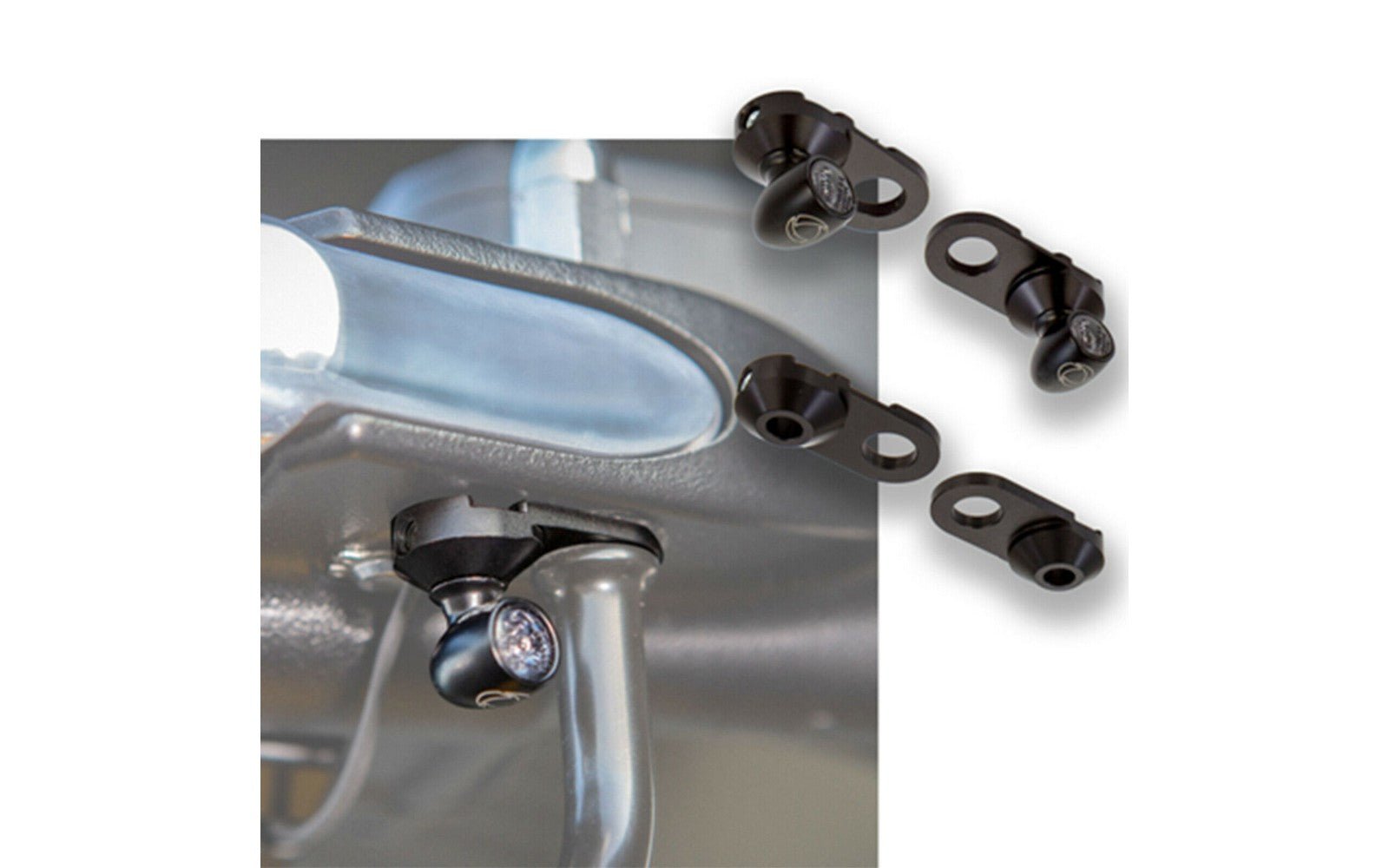 Rick's Front Indicator Brackets with Atto - Universal