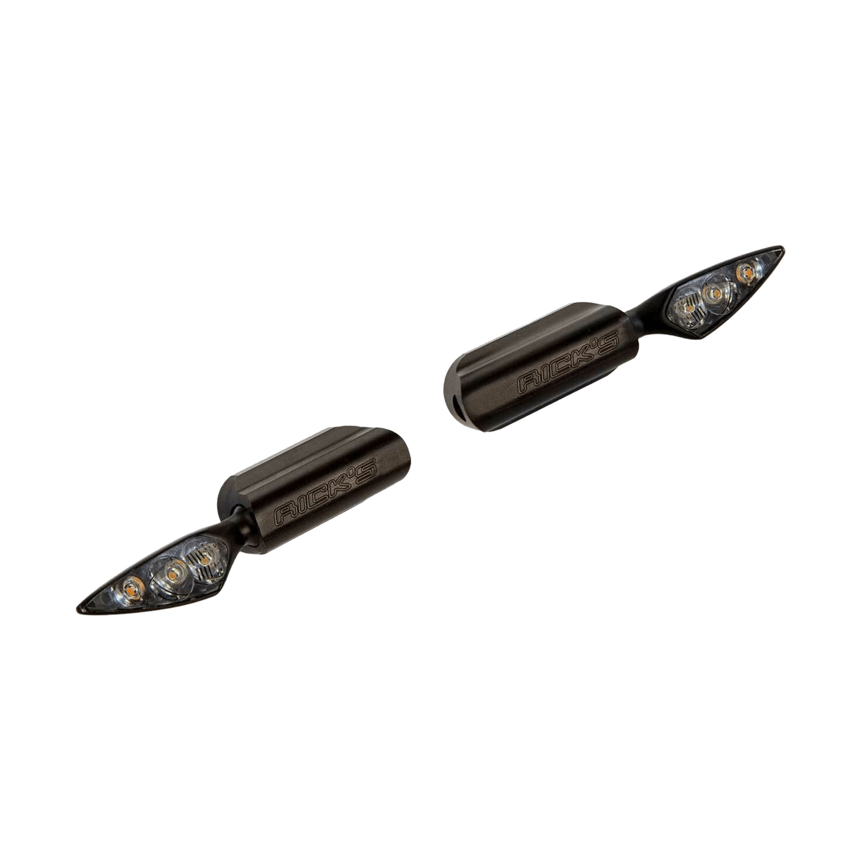 Rick's Front Indicator Brackets (with indicators) - FXDR - Rick's Motorcycles USA - Custom Parts for Harley - Davidson