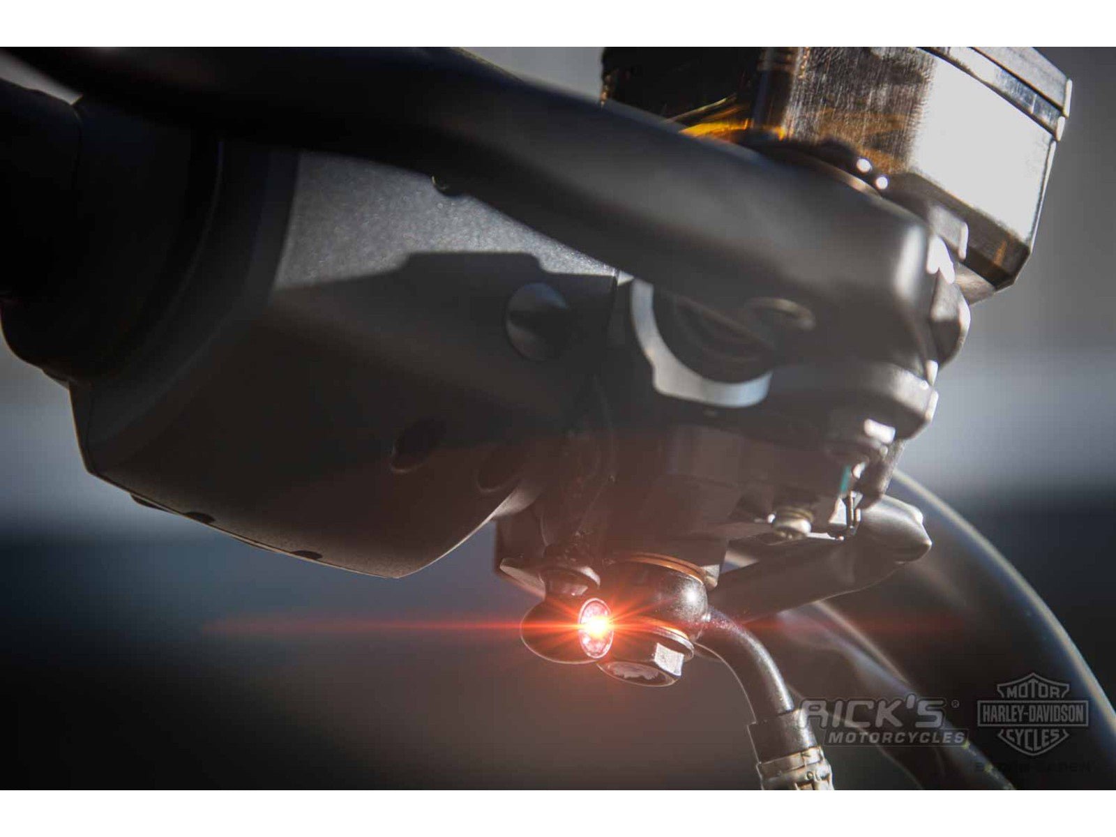 Rick's Front Indicator Holder Set brackets only - Sportster S / Nightster