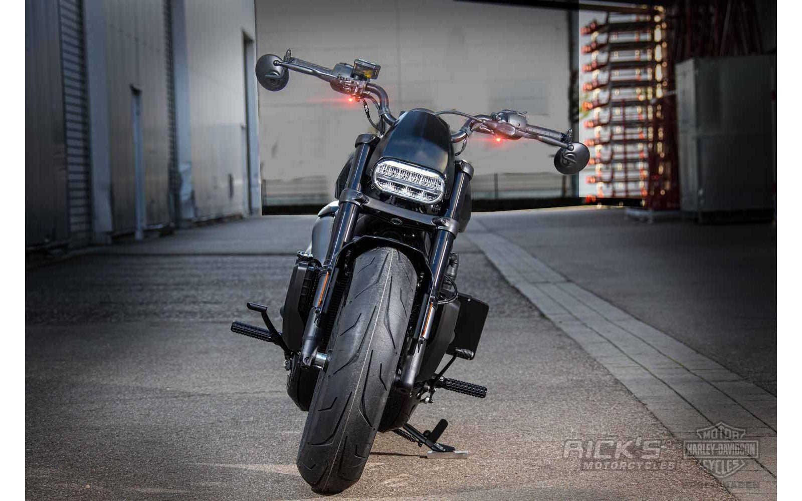 Rick's Front Indicator Holder Set with Atto - Sportster S / Nightster