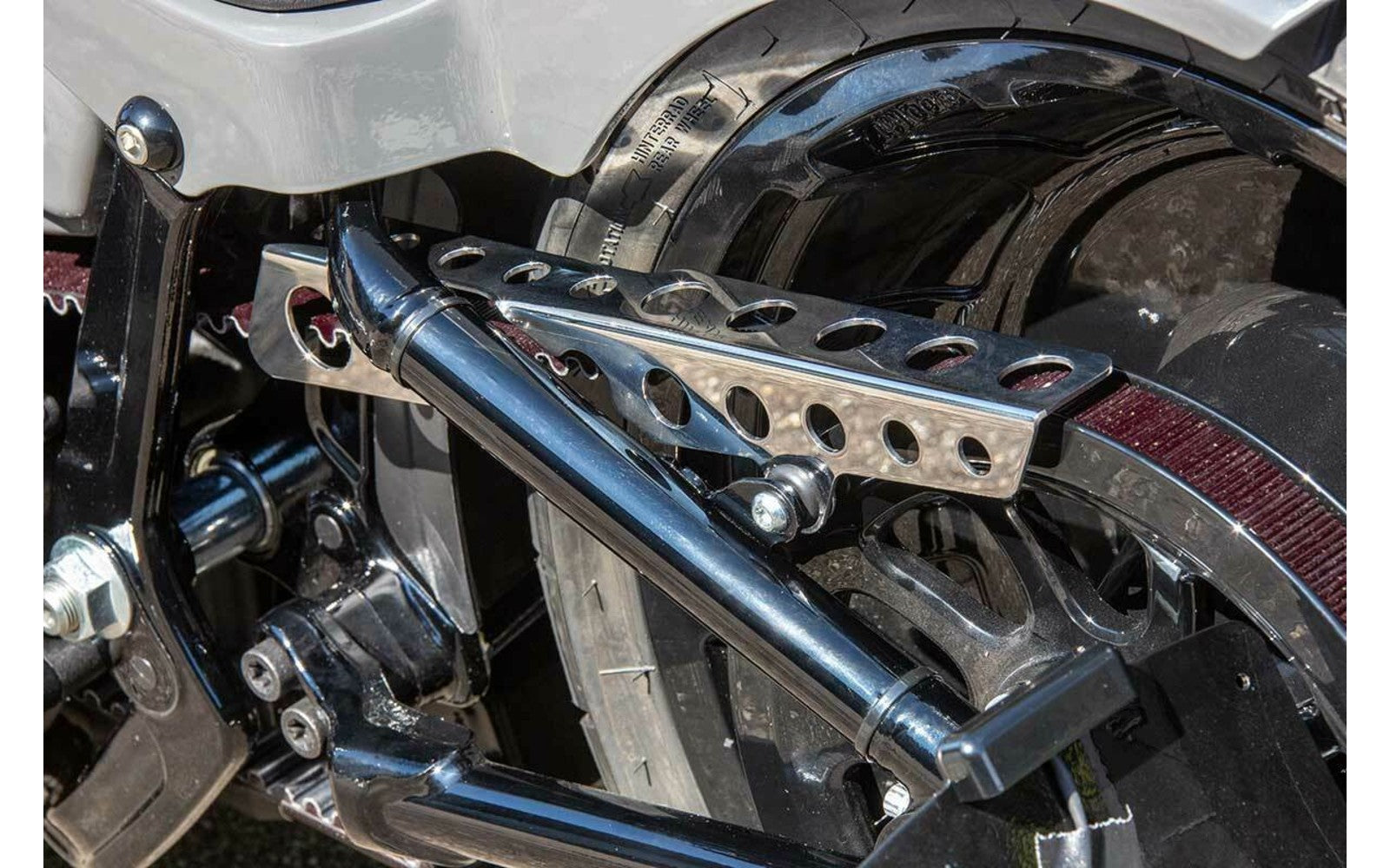 Rick's Belt Guard Polished Round Cut - Softail 18-up