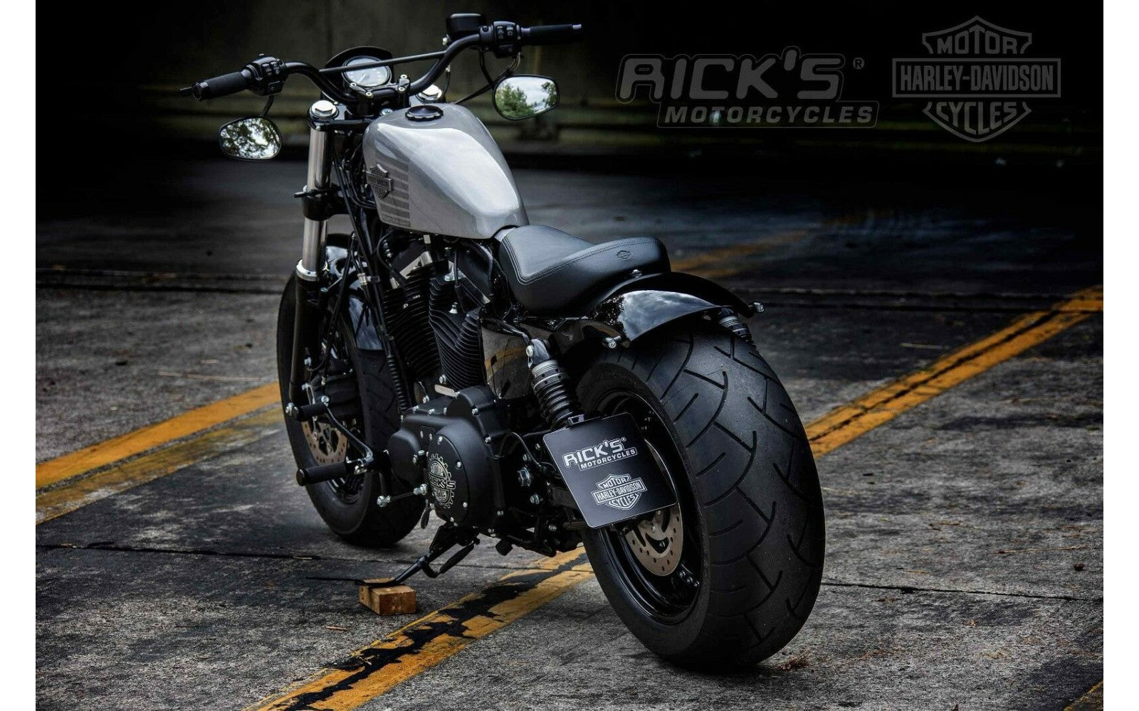 Rick's Offset-Riemenscheibe 17 mm/200-210 Reifen - Sportster ab 2004 