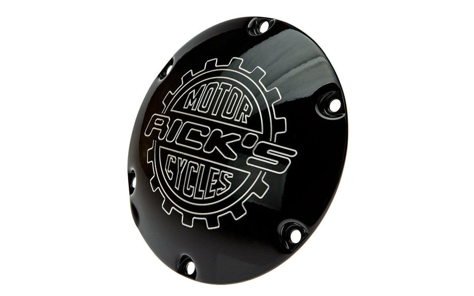 Rick's Derby Cover Gloss Black - Sportster 04-up