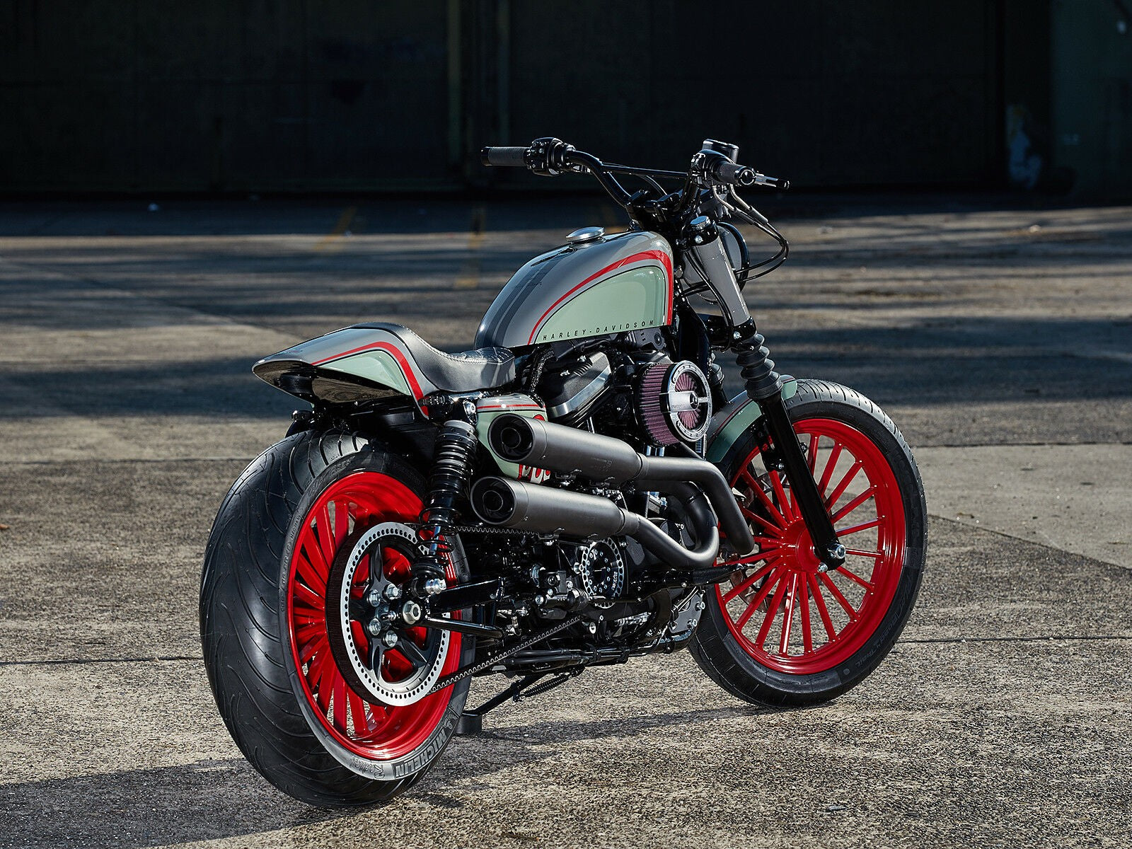 Rick's Rear Fender "Raceline" - Sportster XL 10-up