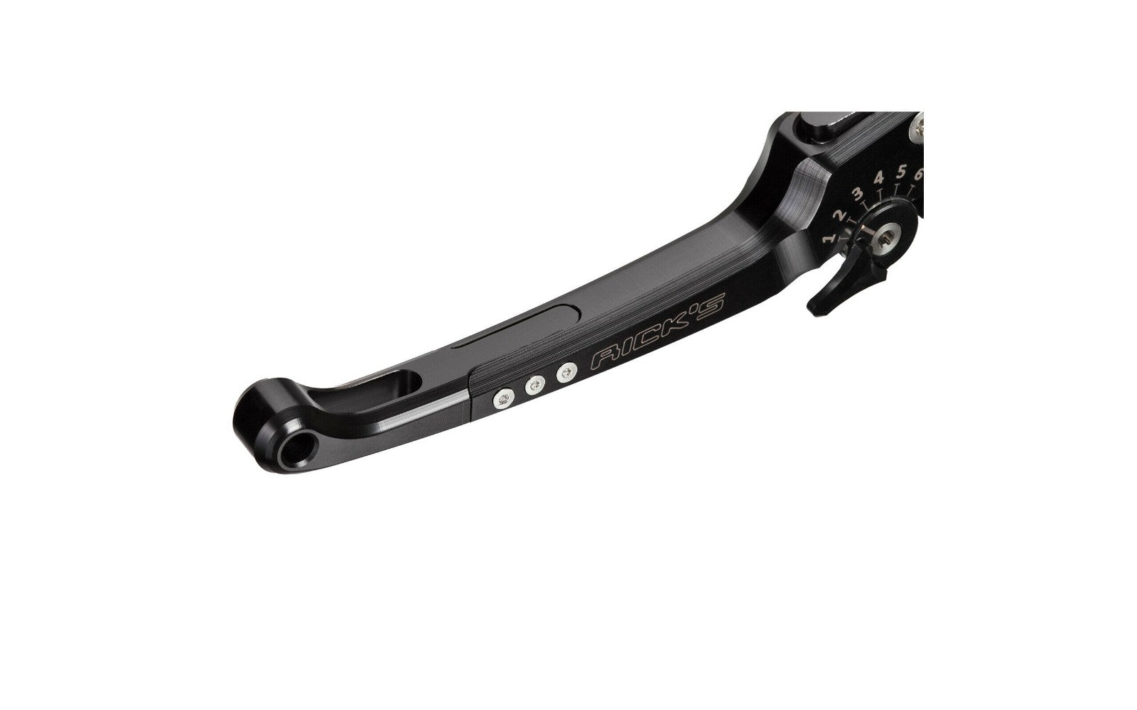 Rick's Adjustable Levers Set "Good Guys" Black - Sportster 14-up